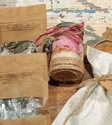 Bath &quot;Pearls&quot; with Salt