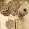 Jute Washcloth, round