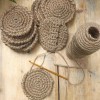 Jute Washcloth, round