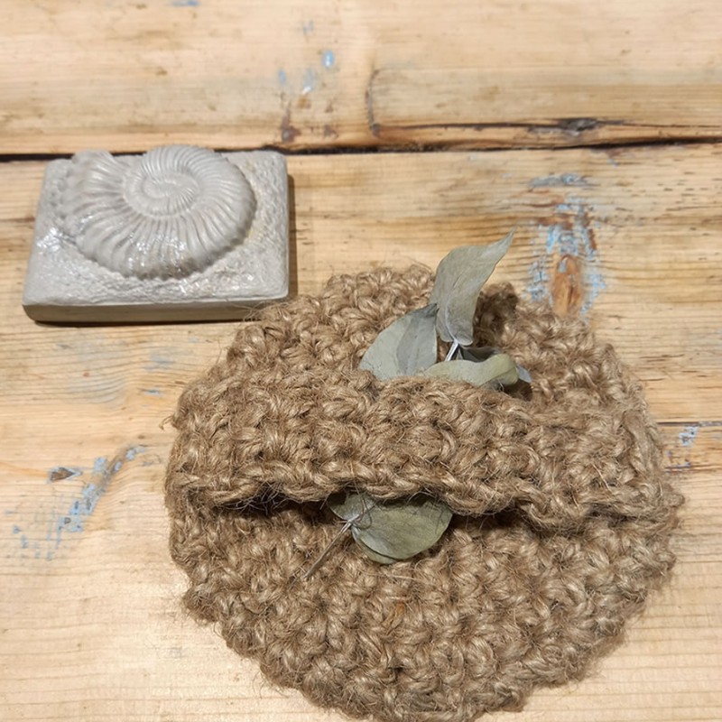 Jute Washcloth, round