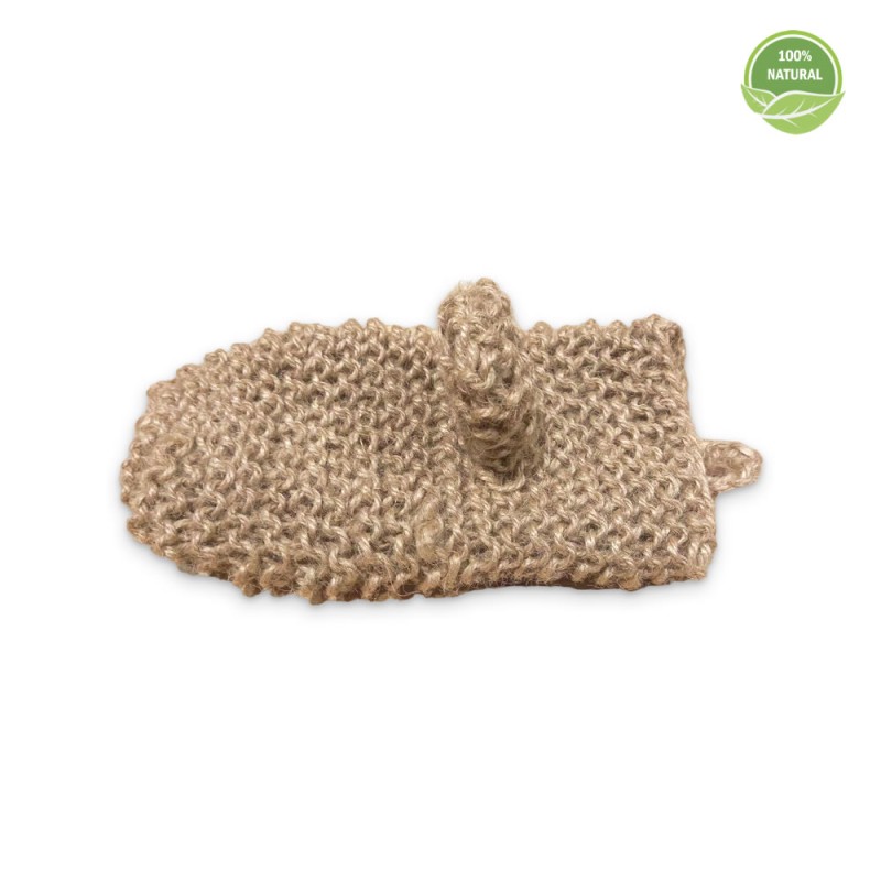 Jute Washcloth “Mitten”