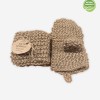 Jute Washcloth “Mitten”