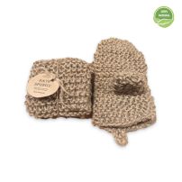 Jute Washcloth “Mitten”