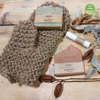 Jute Washcloth “Mitten”