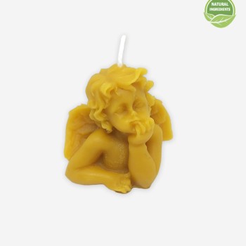 “Angel” Beeswax Candle