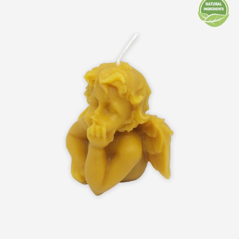 “Angel” Beeswax Candle