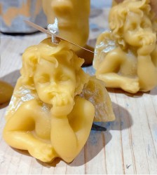 “Angel” Beeswax Candle