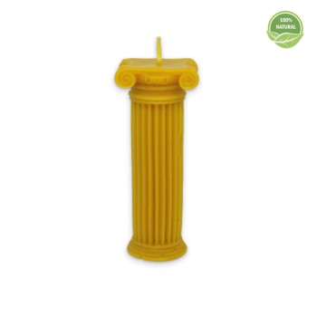 “Column” Beeswax Candle