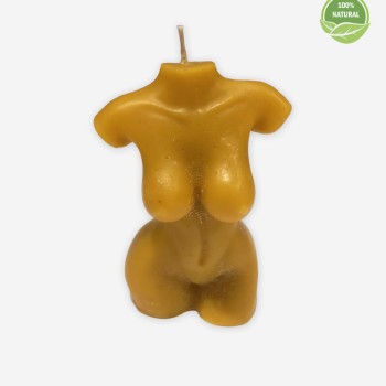 “Female Figure” Beeswax Candle
