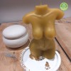 “Female Figure” Beeswax Candle