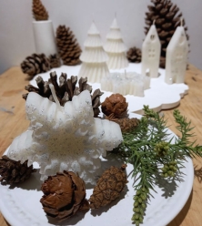 “Snowflake” Candle, v.1