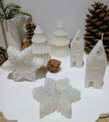 “Snowflake” Candle, v.1